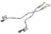 Borla 18-20 Dodge Durango SRT 6.2L V8 2.75in ATAK SS Catback Exhaust w/ BLK Chrome Tips - 140792BC