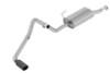 Borla 05-19 Nissan Frontier 4.0L V6 AT/MT Regular Cab S-type Exhaust (2wd/4wd) - Black Chrome Tip - 140802BC
