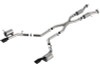 Borla 2021+ Dodge Durango SRT Hellcat 6.2L V8 AWD S-Type Cat-Back Exhaust System - Black Chrome Tips - 140885BC
