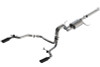 Borla 21-22 F-150 Powerboost 3.5L V6 2WD & 4WD 4DR 3in, 2.25in S-TYPE Catback w/ Black Chrome Tips - 140903BC