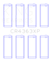 King Engine Bearings Gm 134 DOHC Ecotec 2.2L (Size STDX) Connecting Rod Bearing Set - CR4363XPSTDX