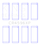 King BMW S14B20/S14B23/S14B25 (Size .026) Connecting Rod Bearings (Set of 4) - CR4596XP0.25