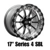 Belak 17x11 / 6.25in BS / 5x4.75 BP / High Pad / Series 4 Wheel - Single Beadlock - 17115745S46BS-SBL