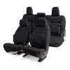 Covercraft 20-24 Ford Explorer Leatherette PrecisionFit Custom Front Row Seat Covers - Black - GTF4177ABLTBK Photo - out of package