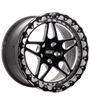 Belak 18x12 / 8in BS / 6x4.5in BP / High Pad / Series 3 - Single Beadlock Wheel - 18126450S38BS-SBL