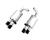 LTH True Dual Valved Catback Exhaust System w. Black Tips - 18-23 Mustang GT