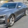 EOS T6 Performance Side Skirts - Matte Black - 16-24 Camaro (SS-135-ABS)