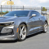 EOS T6 Performance Side Skirts - Matte Black - Gen 6 Camaro