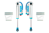 King Shocks 03-09 Toyota Land Cruiser 120 Rear 2.5 Dia Remote Res Shock w/Adjuster (Pair) - 25001-262A