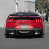 EOS Rear Spoiler w. Carbon Fiber Wickerbill - Matte Black - 24+ Mustang S650 (SPOILER-891-ABS_SPLITTER-752-BKCF)