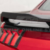 EOS Rear Spoiler w. Carbon Fiber Wickerbill - Matte Black - 24+ Mustang S650 (SPOILER-891-ABS_SPLITTER-752-BKCF)