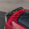 EOS Rear Spoiler w. Carbon Fiber Wickerbill - Matte Black - 24+ Mustang S650 (SPOILER-891-ABS_SPLITTER-752-BKCF)