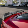 EOS Rear Spoiler w. Carbon Fiber Wickerbill - Matte Black - 24+ Mustang S650 (SPOILER-891-ABS_SPLITTER-752-BKCF)
