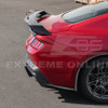 EOS Rear Spoiler w. Carbon Fiber Wickerbill - Gloss Black - 24+ Mustang S650 (SPOILER-891-V2-ABS_SPLITTER-752-BKCF)