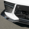EOS Z07 Style Front Splitter & Carnards - Carbon Fiber - C8 Corvette (FLIP-476-BKCF_SPLITTER-477-BKCF)