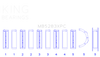 King Ford  4.6L DOHC/SOHC 24v V8 Performance Main Bearing Set - Coated - MB5283XPC