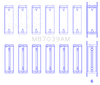 King BMW M51/M57 Main Bearing Set - Size STD - MB7039AM
