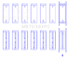 King BMW M20/M50 2.0L/2.5L/2.7L Crankshaft Main Bearings Set (Size STDX) - 7 Pairs Coated - MB7039XPCSTDX