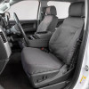Covercraft 11-16 Ford F-250 Polycotton SeatSaver Custom Front Row Seat Covers - Grey - SS3415PCGY