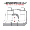 Covercraft 09-14 Dodge Ram Polycotton SeatSaver Custom Front Row Seat Covers - Misty Grey - SS3445PCCT Photo - out of package