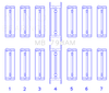 King BMW M20B20-23-25-27 / M50B25 / M52B20-25-28 (Size 0.25) Main Bearing Set - MB798AM0.25