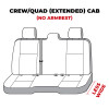Covercraft 19-24 Dodge Ram Polycotton SeatSaver Custom Second Row Seat Covers - Taupe - SS7527PCTP Photo - out of package