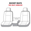 Covercraft 10-12 Dodge Ram Carhartt Super Dux SeatSaver Custom Front Row Seat Covers - Black - SSC2430COBK Photo - out of package