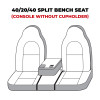 Covercraft 99-02 Ford SD Carhartt SeatSaver Custom Front Row Seat Covers - Gravel - SSC3305CAGY Photo - out of package