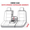 Covercraft 19-24 Dodge Ram 1500 Crew SeatSaver Second Row Seat Covers - SSR8484FR11WFBK Photo - out of package