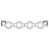 Cometic Ford 427 SOHC FE V8 .060in KF Intake Manifold Gasket Set - C15140-060