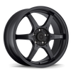 Konig Backbone 17x7.5 5x114.3 ET35 Matte Black Milling Logo on Spoke - BC7S514355