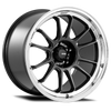 Konig Hypergram 16x8 5x114.3 ET38 Metallic Carbon w/ Machined Lip - HG86514386