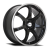 Maxxim Knight 17x7 8x100/114.3 ET40 Gloss Black Lip Polish - KN77D04405