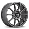 Konig Runlite 17x7.5 4x100 ET45 Matte Grey - R17S10045G