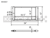 Koyo Dual Pass Universal Heat Exchanger (Radiator) - Turbocharged & Supercharged Applications - KH183627