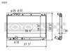 Koyo 06-11 Honda Civic Si 2.0L Coupe/Sedan (MT) Radiator - V2926