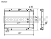 Koyo 90-96 Nissan 300ZX 3.0L Non Turbo MT Radiator - VH020241