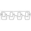 Cometic GM LS7 Gen-4 Small Block V8 .060in Fiber Intake Mani Gasket Set-1.479in x 2.487in Rect. Port - C15687-060