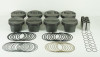 Mahle MS Piston Set SBC 358ci 4.030in Bore 3.5in Stroke 5.7in Rod .927 Pin -8cc 12.0 CR Set of 8 - 197724930