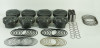 Mahle MS Chevrolet SB 395 Cid 4.165in Bore 3.625 Stroke 6.125 Rod 1.062R CH 4.0cc Pistons - Set of 8 - 197754965