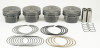 Mahle MS Piston Set 07+ Mini 77.50mm Bore 85.8mm Stroke 138.2mm Rod 20mm Pin 1cc 10.3 CR Set of 4 - 930067351