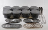 Mahle MS Piston Set BBC Mar 509ci 4.50in Bore 4in Stroke 6.135in Rod 0.990 Pin -3cc 9.0 CR Set of 8 - 930077100