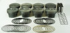 Mahle MS Piston Set GM LS 408ci 4.030in Bore 4in Stroke 6.125in Rod .927 Pin -4cc 11.6 CR Set of 8 - 930218130