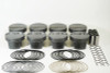 Mahle MS Piston Set SBF 307ci 4.040in Bore 3in Stroke 5.09in Rod .912 Pin -6cc 8.9 CR Set of 8 - 930244140
