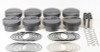 Mahle MS Piston Set SBF 331ci 4.030in Bore 3.25in Stroke 5.4in Rod .927 Pin -6cc 10.0 CR Set of 8 - 930250130