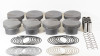 Mahle MS Piston Set SBF 408ci 4.030in Bore 4.000in Stroke 6.0in Rod .927 Pin -3cc 12.0 CR Set of 8 - 930252630