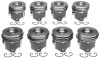 Mahle OE GM 4.3L 262 V6 Dish Coat .060 w/ P Aftermarket Version Piston Set (Set of 6) - 2243848060