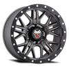 Mamba M25 18x9 6x139.7 ET0 Matte Grey w/ Black Lip Edge - M25898300G