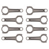 Manley 79-90 Chevy Big Block 6.135in L 4340 Pro Series I-Beam Connecting Rods - 8 - 14160-8