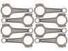 Manley Chevrolet Small Block Tour Lite I-Beam Connecting Rod Set - 5.700in Length - 14339RA-8